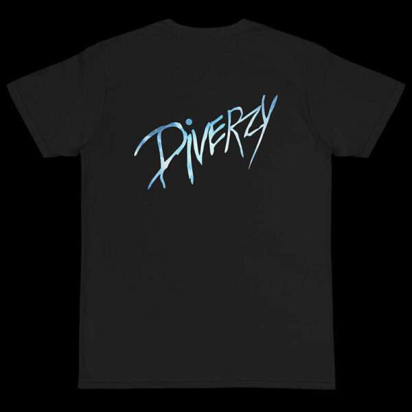Diverzy t shirt picture black