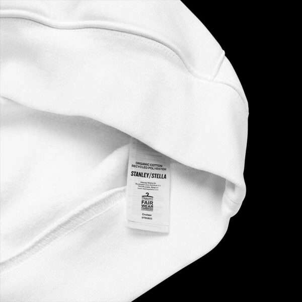 Diverzy white hoodie detail
