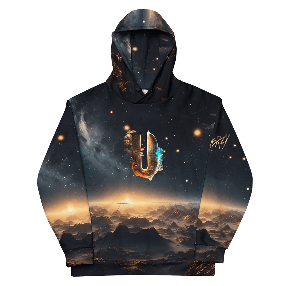 Diverzy The Unified all over print unisex hoodie front